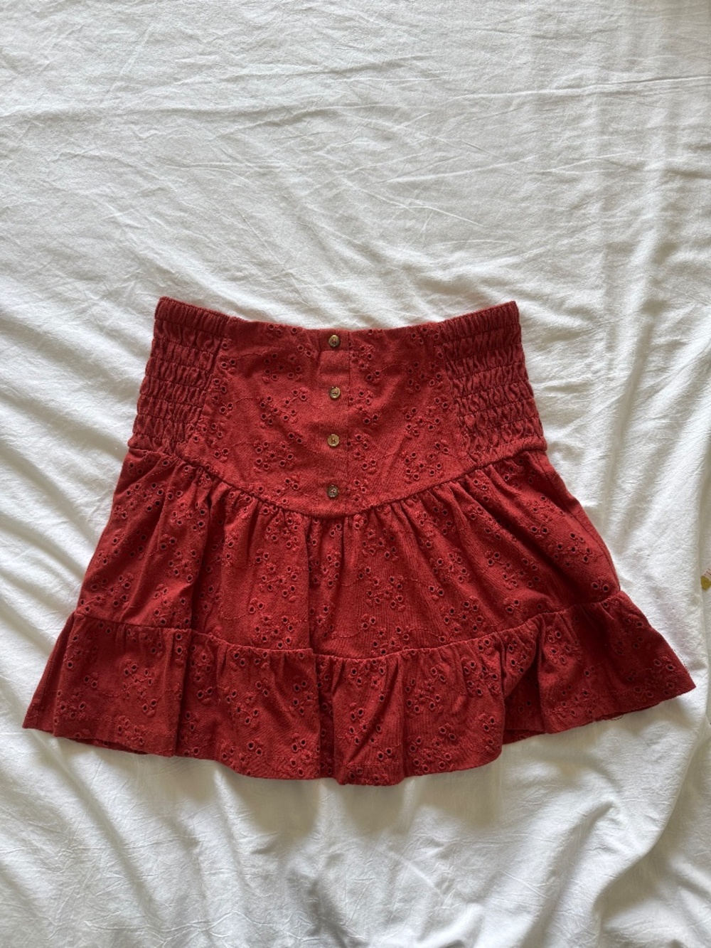 ASOS Red Mini Skirt